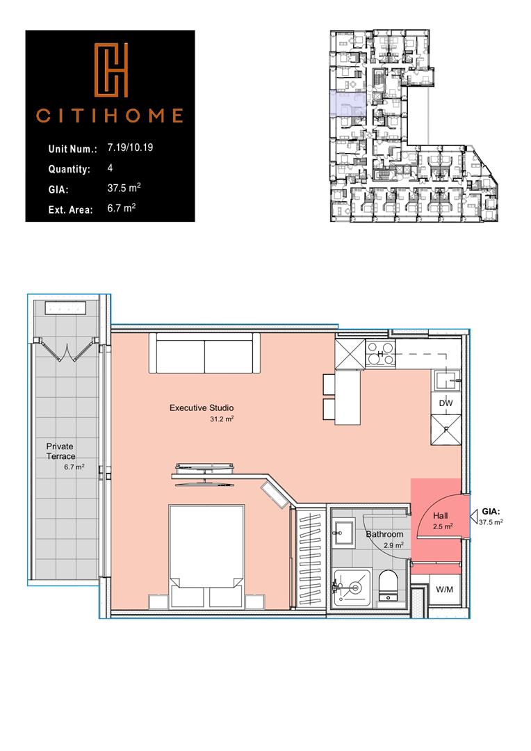Image of Apartment - 1 Bathrooms for Sale in Victory Suites-Gibraltar, Image 6